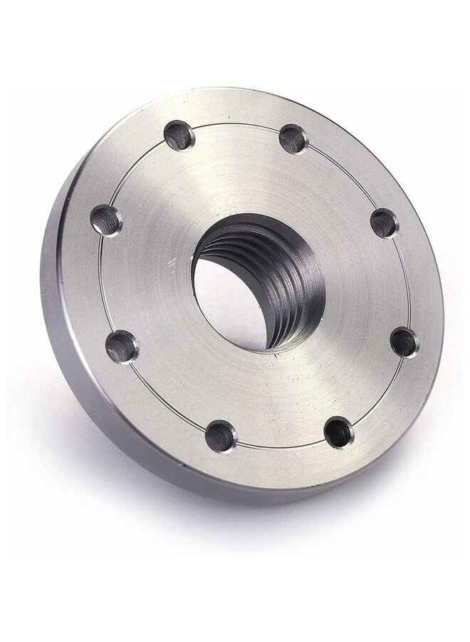 LAMAY 3IN Wood Lathe Steel Faceplate Chucks, Woodworking Lathe Face Plate with 1inch 8TPI, Steel Lathe Faceplate (Size : 3IN) - Image 1